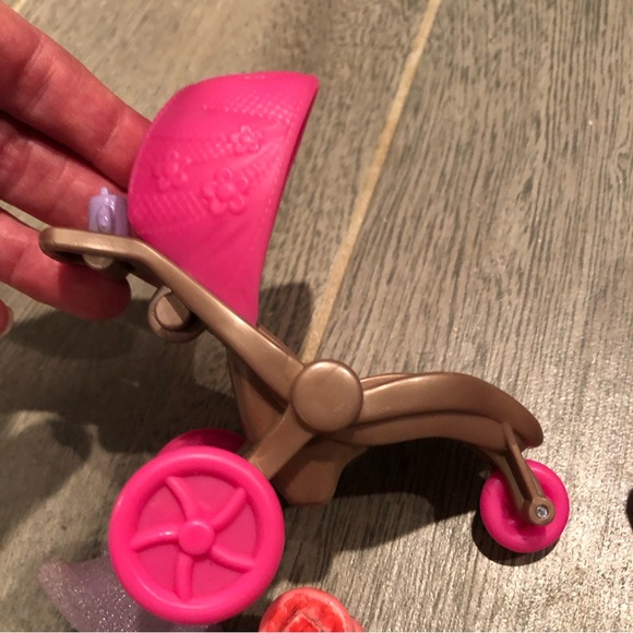 Toy bundle with fisher price little people pieces, little mermaid phone + more - Picture 4 of 5